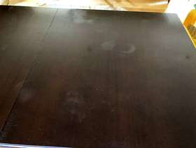 Freecycle Dining table and two chairs