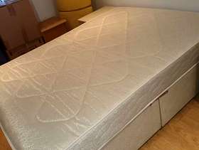 Freecycle Double divan bed with mattress