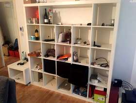 Freecycle Bookshelf and side table