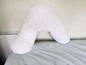 Freecycle V shaped pillow
