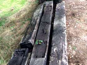 Freecycle Genuine Solid Railway Sleepers - Collect from Guildford GU1