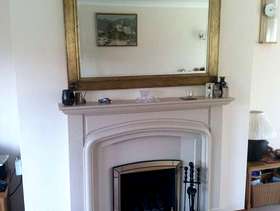 Freecycle Modern coal effect gas fire and surround