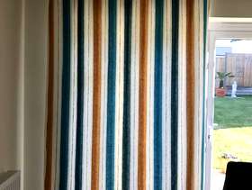 Freecycle Striped Curtains