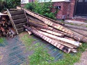 Freecycle Used decking and wood