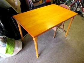 Freecycle Small pine table