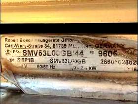 Freecycle Integrated Bosch dishwasher