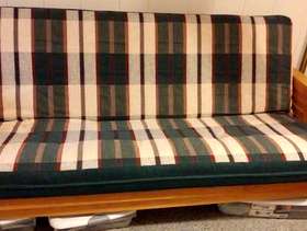 Freecycle Wooden Framed Futon w/ Lightly Used Full Size Mattress