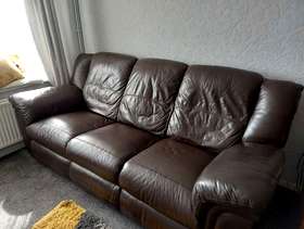 Freecycle Leather sofa