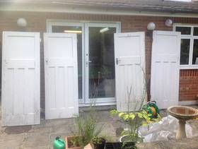 Freecycle Free: 4x4 panel doors 1930's doors