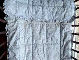 Freecycle Quilted Cot Cover