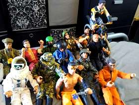 Freecycle Action man (12 in total) and accessories