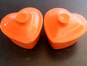 Freecycle Lovely Mini Casserole Dishes by LeCreuset.