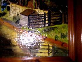 Freecycle Signed oil painting