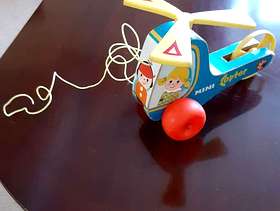 Freecycle Fisher Price 1970 Pull Along MiniCopter