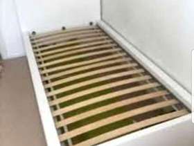 Freecycle White single ikea MALM bed