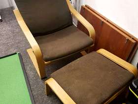 Freecycle Ikea Poang chair and footstool - West Wickham, BR4