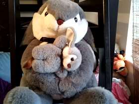 Freecycle Large cuddly Bunnie & Baby