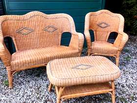 Freecycle Cane furniture free to collector