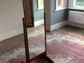 Freecycle Free standing Mirror ; Double Wardrobe