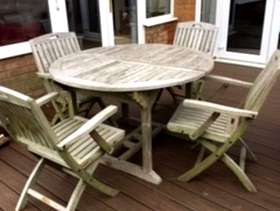Freecycle Garden furniture set.