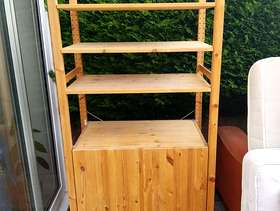 Freecycle IKEA pine shelving unit
