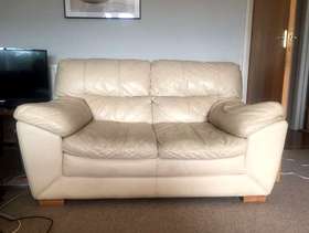 Freecycle Soft Italian Leather Sofa