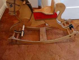 Freecycle Wooden rocking horse