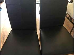 Freecycle To leather dining table chairs