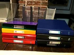 Freecycle Ring Binders and Magazine Files