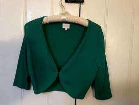Freecycle Green Kaliko Bolero Size 10