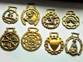 Freecycle 3 vintage horse brasses