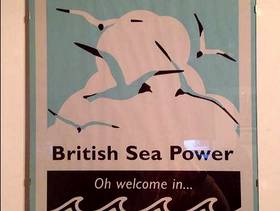 Freecycle Framed British Sea Power Canvey Island Poster