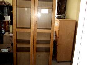 Freecycle Glass cabinet