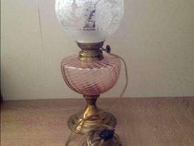 Freecycle Beautiful French glass lamp
