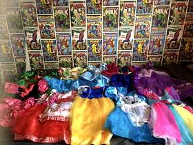Freecycle Girls fancy dress outfits x10