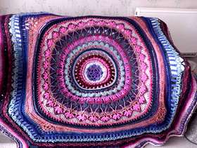 Freecycle Crocheted. Throw