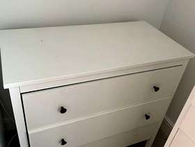 Freecycle IKEA chest of drawers (white)