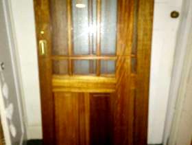 Freecycle Tri-fold hard wood doors