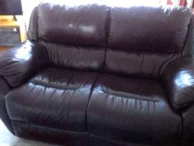 Freecycle Leather sofa