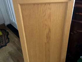 Freecycle Billy bookcase half doors oak