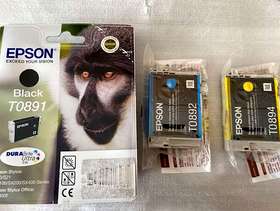 Freecycle Epson Ink Cartridges x 3 (Monkey) - T0891, 0892, 0894 ...