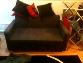 Freecycle Small double sofa bed in grey