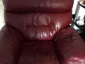 Freecycle Electric reclining leather chair