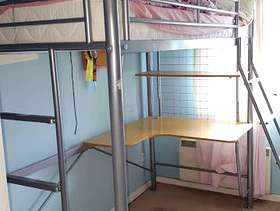 Freecycle Metal Framed Cabin Bed with Desk