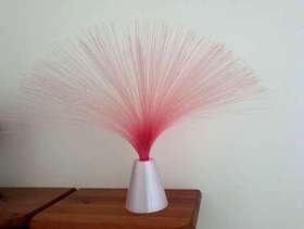 Freecycle Pink Fibre Optic Lamp