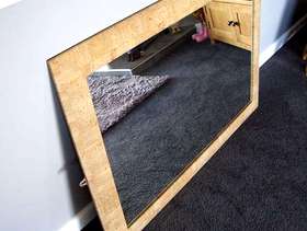 Freecycle Golden frame mirror useful