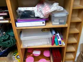 Freecycle Ikea billy shelving