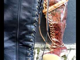 Freecycle Brand new Over the knee Unused Black Boots