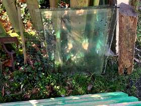 Freecycle Greenhouse safety glass