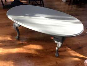 Freecycle USA made hard wood coffee table ($65)